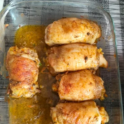 Куриные рулетики