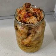 Куриная голень в собственном соку